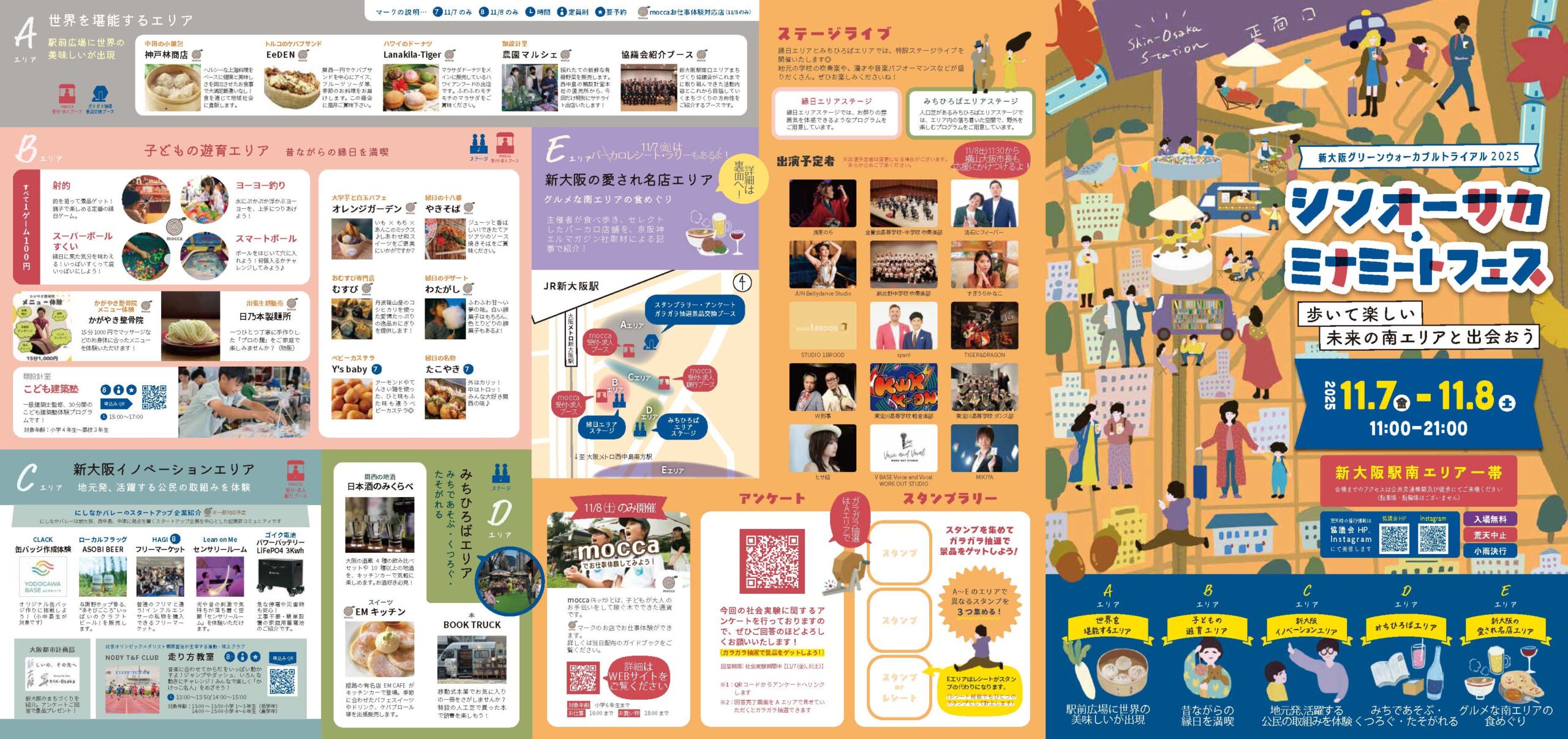 11/7（金）・8（土）	新大阪グリーンウォーカブルトライアル 2025 -シンオーサカ・ミナミートフェス-